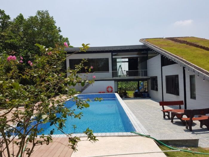 Grass Villa 5 phòng ngủ, Ba Vì - villa đẹp, có bể bơi riêng cho thuê giá rẻ