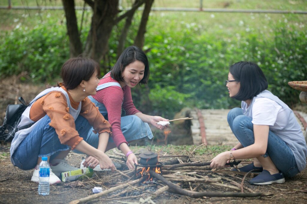 Team Building tại Dê Trắng Farm Ba Vì