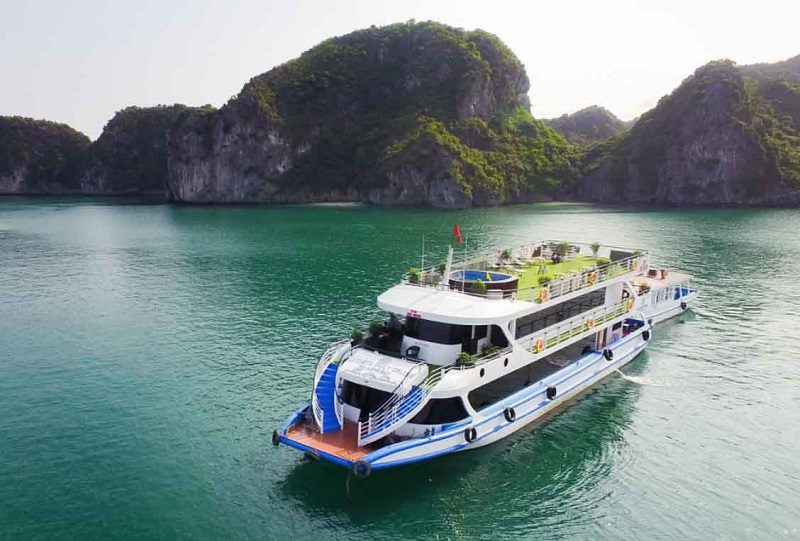 Review 3 du thuyền vịnh Hạ Long 4- 5- 6 sao  đi tour trong ngày mới đẹp tốt nhất